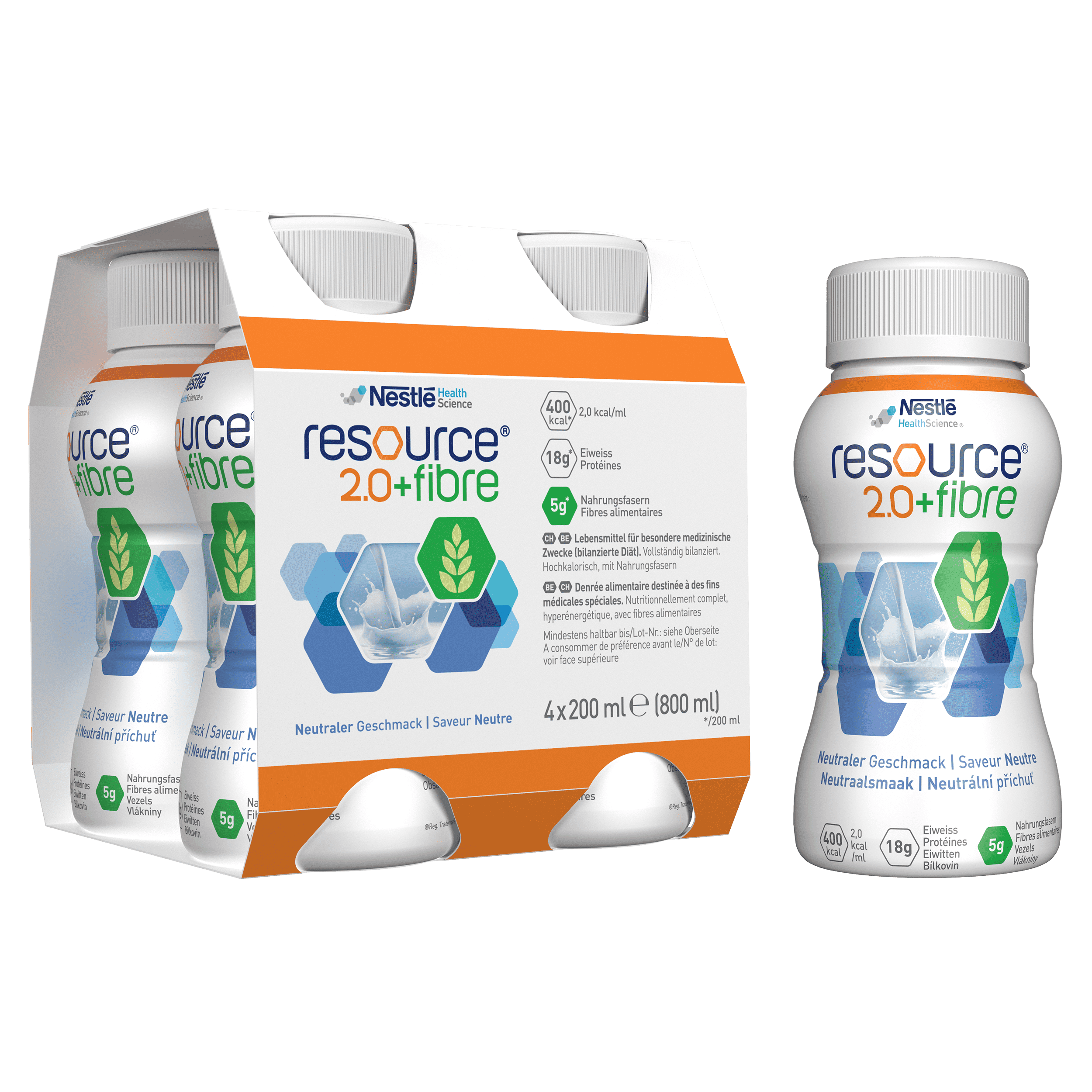 Resource® 2.0+Fibre (Файбр) з нейтральним смаком